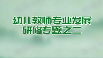 幼儿园教师专业发展研修专题之二